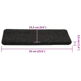 Stair Mats Self-adhesive 30 pcs Anthracite 65x24.5x3.5 cm 3365903