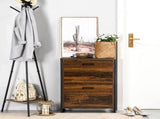 12-Shoe, Two-Door Storage Cabinet - Wood-Effect T3398P344480