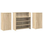 Reception Desk Sonoma Oak 200x50x103.5 cm Engineered Wood 3324180