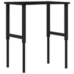 Workbench Dark Brown 80x60x cm Solid Wood Oak 3309698