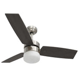 Ceiling Fan with Light and Remote Control 108 cm Dark Brown 51491