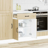 Kitchen Base Cabinet Lucca Sonoma Oak Engineered Wood 853730