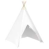 Teepee Tent White 120 x 120 x 150 cm Fabric and Plastic 3385871