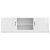 TV Cabinet High Gloss White 150 x 31 x 47 cm Engineered Wood 895839