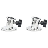 Bimini Round Base for 26 mm Tube 2 pcs Stainless Steel 94868