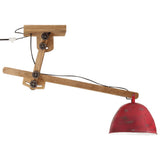 Ceiling Lamp 25 W Distressed Red 105x30x65-108cm E27 371927