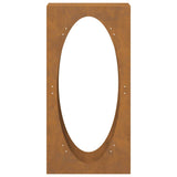 Firewood Rack 50x23x100 cm Weathering Steel 864186