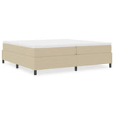 Platform Bed Frame Grey Green 200 x 200 cm Fabric 3337431