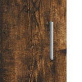 Aquarium Stand Smoked Oak 121x41x58 cm Engineered Wood 833620