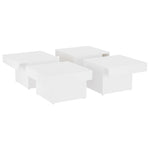 Coffee Table White 90x90x28 cm Engineered Wood 806912