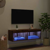 TV Cabinet Set Old Wood 100 x 30 x 30 cm Engineered Wood 886249