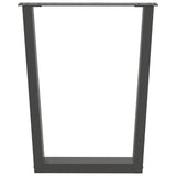 Dining Table Legs V-Shape 2 pcs Anthracite 70x cm Steel 4012646