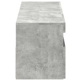 TV Cabinets with LED Lights 2 pcs Concrete Grey 60x35x40 cm 804418