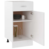 Drawer Bottom Cabinet Lyon White 40x46x81.5 cm Engineered Wood 801212