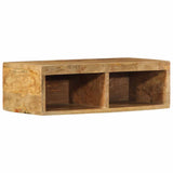 Wall-mounted TV Cabinet 60x30x19 cm Solid Rough Wood Mango 4017473