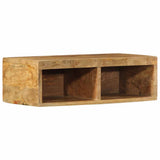 Wall-mounted TV Cabinet 60x30x19 cm Solid Rough Wood Mango 4017473