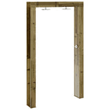 Outdoor Shower 226 cm Impregnated Pine Wood and Stainless Steel 886343