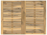 Garden Dinner Table White and Black 80 x 80.5 x 75 cm 901758