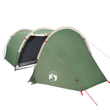 Camping Tent Tunnel 4-Person Green Waterproof 94394