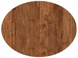 Table Top Light Brown 50 x 2.5 cm Solid Oak Wood 42016001
