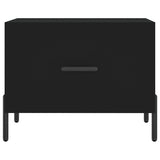 Coffee Tables 2 pcs Black 50x50x40 cm Engineered Wood 829415