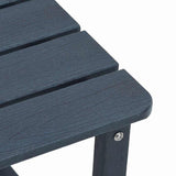 Side Table Navy Blue 38 x 38 x 46 cm Polyethylene 42006634