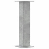 Plant Stands 2 pcs Concrete Grey 30x30x95 cm Engineered Wood 3307876