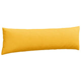 Sofa Pillows 2 pcs Light Yellow 145 x 40 cm Corduroy Fabric 42013866