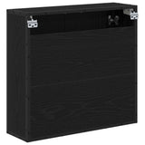 Wall Shelf with Shelf Wall-mounted Black Oak 65 x 20 x 60 cm 883610