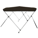 3-bow Bimini Top Black 183x196x137 cm 94805