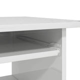 Desk High Gloss White 80x45x74 cm Engineered Wood 801370