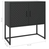Sideboard Black 75x35x75 cm Steel 335871