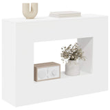 Console Table White 101 x 29 x 74 cm Engineered Wood 899861