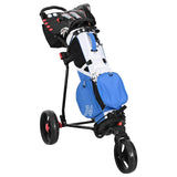 Golf Trolley Folding Manual Black 110 x 60 x 132 cm Iron 42033586