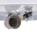 Ceiling Lamp with Spotlights Taupe 38 x 38 x 13.5 cm Fabric 42001217