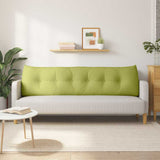 Back Pillow Light Green 180 x 24 x 50 cm Fabric 42014567