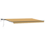 Retractable Awning Manual Multicolour 500 x 300 cm Fabric 3331302