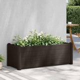 Garden Raised Bed PP Mocha 100x43x35 cm 313976
