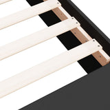 Bed Frame without Mattress Black 150x200 cm King Size 3280560