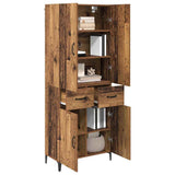 Highboard Old Wood 69.5 x 34 x 180 cm Engineered Wood 3415668