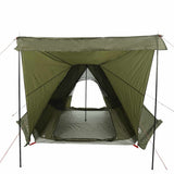 Family Tent Tipi 6-Person Olive Green Waterproof 4009442