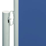Patio Retractable Side Awning 200x600 cm Blue 317972