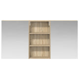 Bathroom Cabinet Set 3 pcs 140 x 14.5 x 70 cm Engineered wood 3403778
