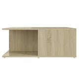 Coffee Table Sonoma oak Engineered wood 80x80x31 cm Coffee Table 806879