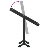 Free-Standing Mirror Black 34x37x146 cm 351764