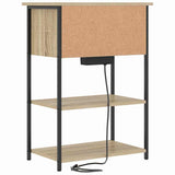 Bedside Cabinet Sonoma Oak 55 x 31 x 76 cm Engineered Wood 859501