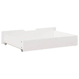 Under-Bed Drawers 2 pcs White 85x55x17 cm Solid Wood Pine 850927