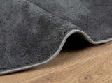 Rug OVIEDO Short Pile Anthracite 120 cm 375479