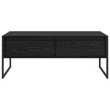 Coffee Table Black Oak 100 x 46 x 40 cm Engineered Wood 886444