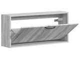Wall-Mounted Shoe Cabinet HAARLEM 71 x 17 x 43 cm Grey Sonoma 896851